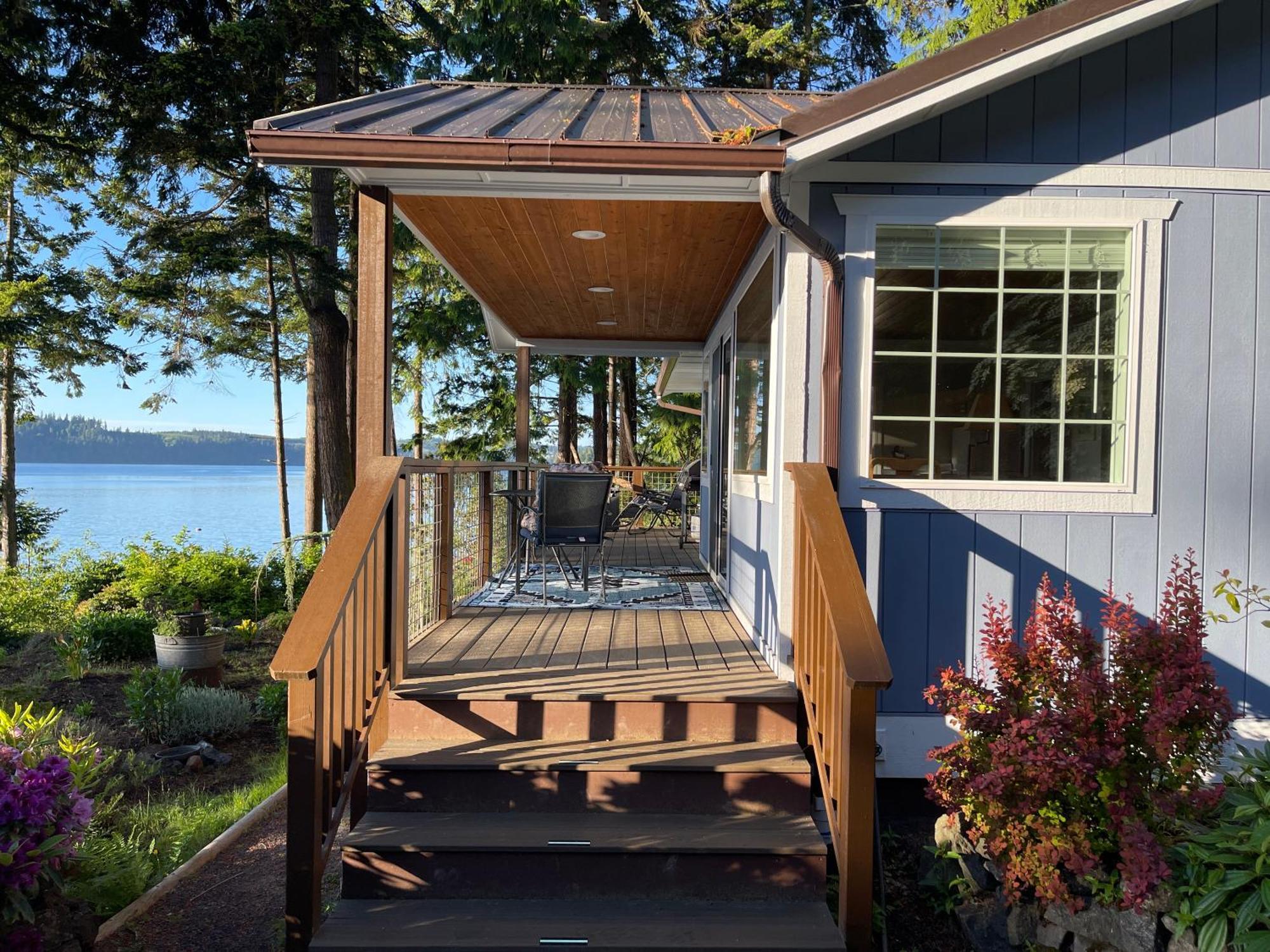 Puget Sound Chic Romantic Cottage With Private Beach Access & Gated Entry Port Ludlow Eksteriør bilde