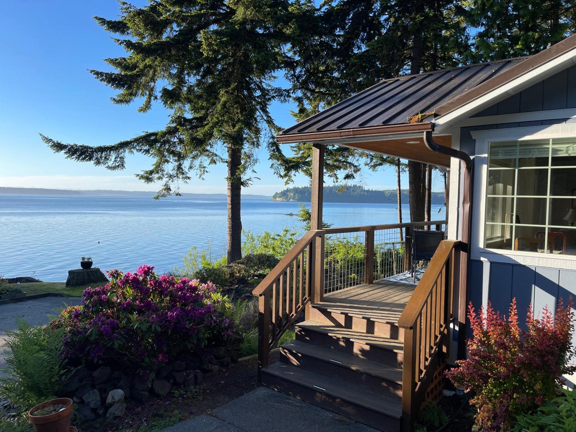 Puget Sound Chic Romantic Cottage With Private Beach Access & Gated Entry Port Ludlow Eksteriør bilde